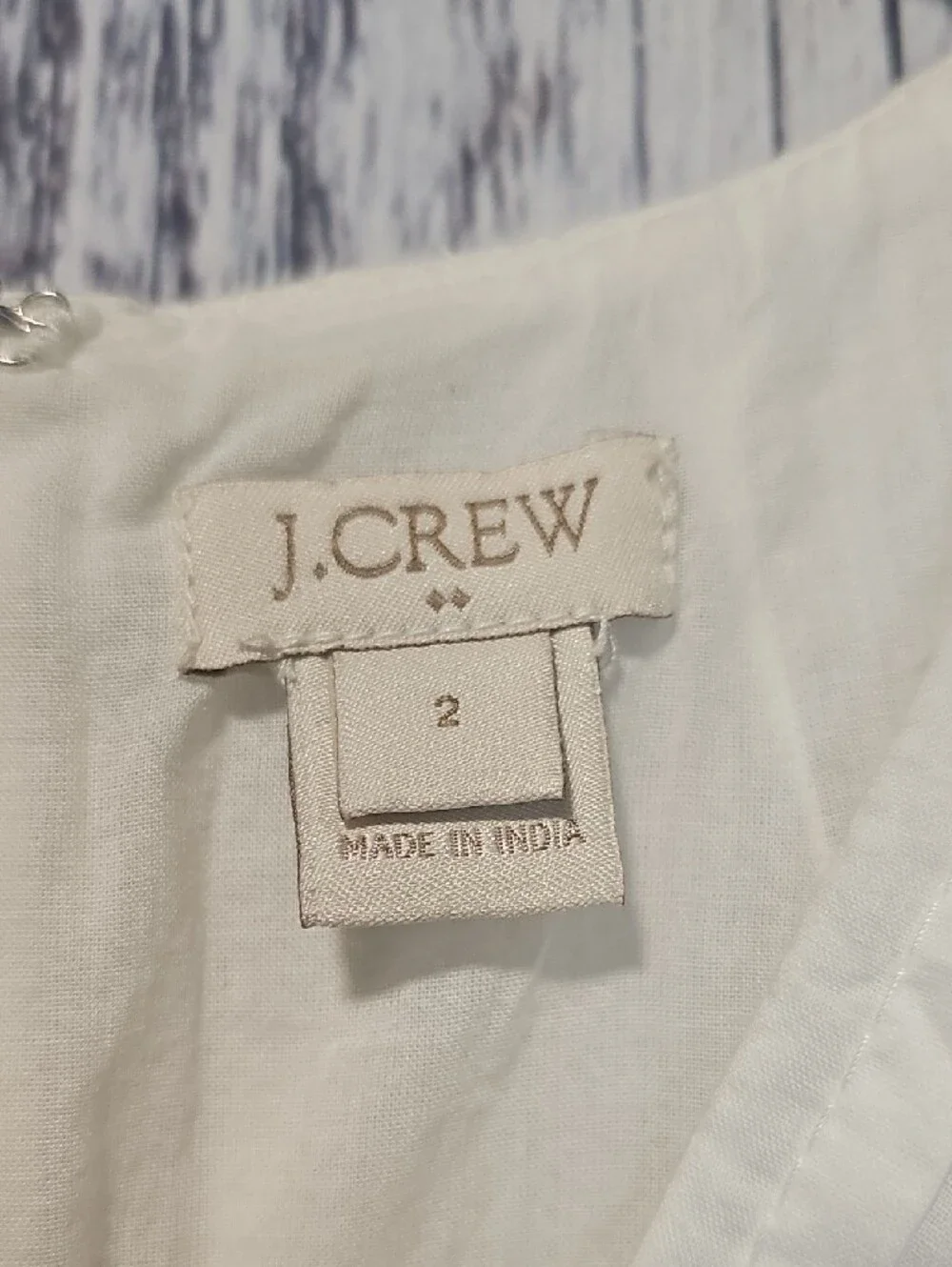 J. Crew White Textured Pintuck Midi Dress